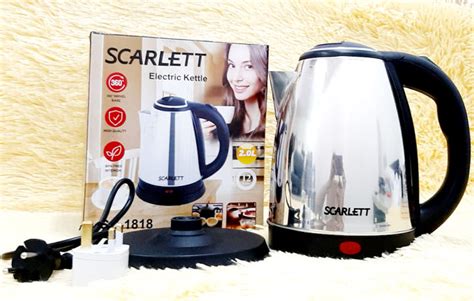 2000W SCARLETT 2 0L Electric Kettle Electric Stainless Steel Multi