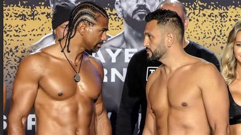 David Haye Vs Joe Fournier • Full Weigh In And Staredown • Holyfield Vs Belfort Youtube