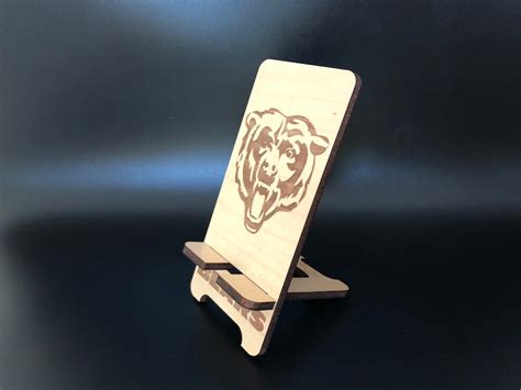 Wooden Phone Stand Customized Laser Cut and Engraved - Etsy