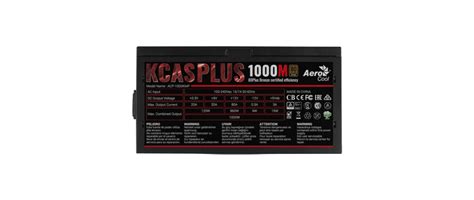 KCAS PLUS 1000M - Be Cool. Get AeroCool