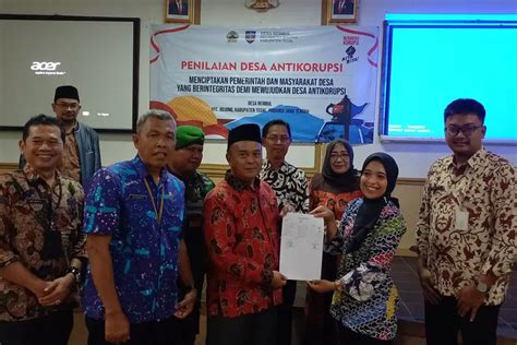 Desa Rembul Tegal Dapat Nilai Istimewa Dalam Penilaian Desa Antikorupsi