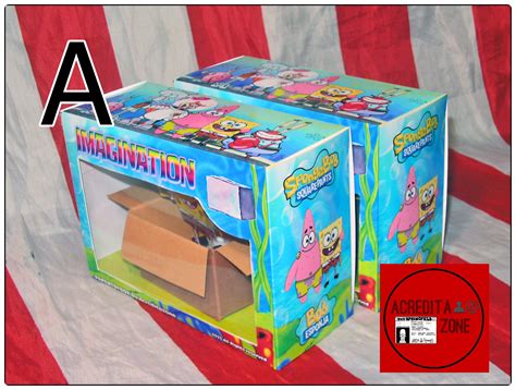 box   box  spongebob squarepants etsy