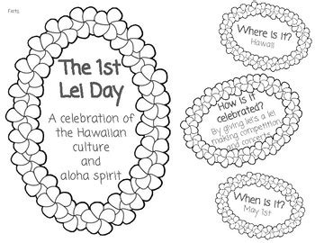 Lei Day Activities by Living it up in Primary | TPT