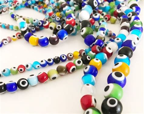 Millefiori Flat Coin Glass Beads Italian Floral Beads Strand Etsy