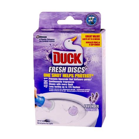 Odorizant Toaleta Duck Fresh Discs Aparat Si Discuri Cu Gel Lavanda