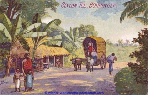 Ceylon Tea B Hringer Wiener Werkst Tte Postkarten