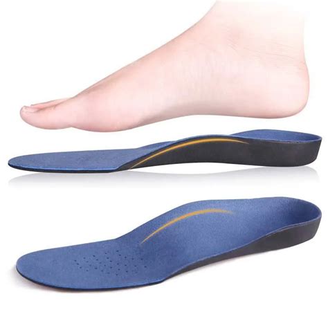 1pair Eva High Memory Orthotic Foam Foot Heel Cushion Arch Insoles Shoe Pads Me88 In Foot Care