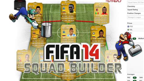 Fifa Ultimate Team Squad Builder K Hybrid Team X Skiller