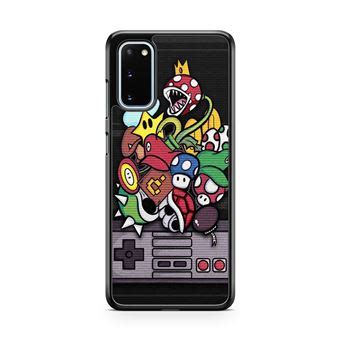 Coque Fifrelin Rigide Noire Pour Samsung Galaxy S Super Mario Bros