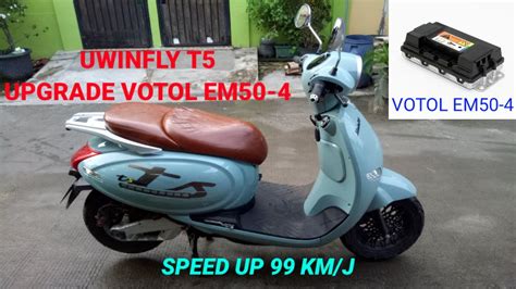 Upgrade Votol Em Pada Uwinfly T Speed Km J Youtube