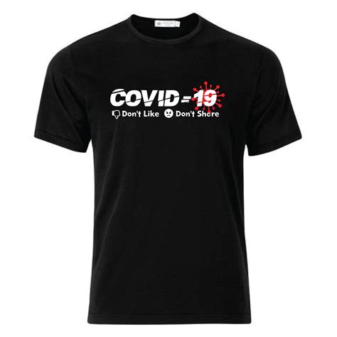 Fight Covid Tshirt Cotton Unisex Shopee Malaysia