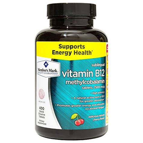 Mm Sublingual Vitamin B12 5000mcg Methylcobalamin 300 Ct Pricepulse