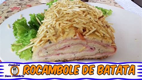 Rocambole De Batata Receita F Cil E R Pida Youtube