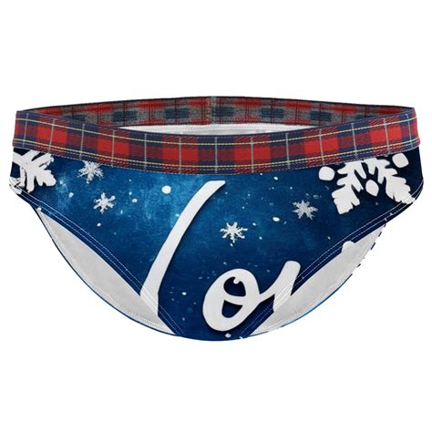 Brief Underwear Bikini Panties For Women Bikini Underwear Xxl Snowflake Colorful Winter Snow