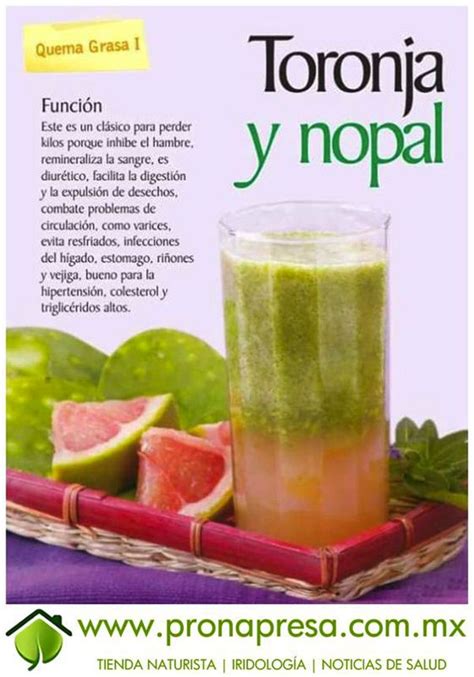 El Jugo De Nopal Y Toronja Y Sus Beneficios Para La Salud