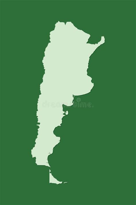 Argentina Vector Map With Border Lines Of Provinces Using Gray Color On