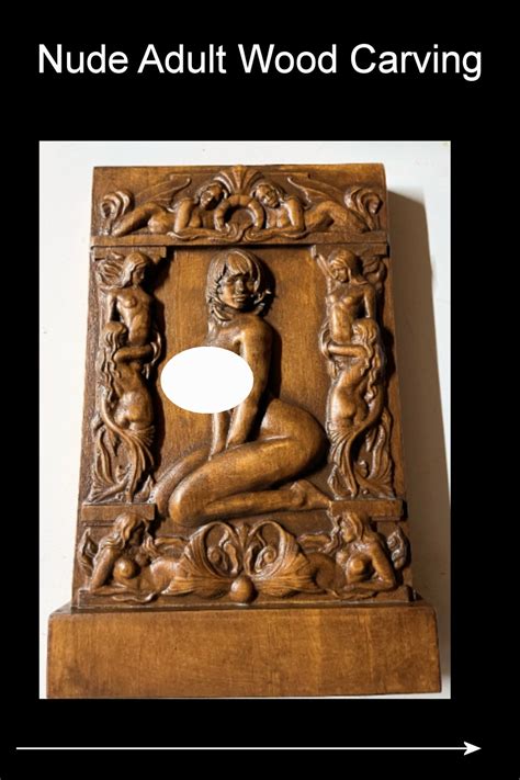 Wood Carving Nude X X Bas Relief Etsy