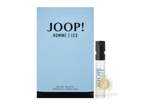 Joop Homme Ice By Joop Ml Perfume Vial Sample Spray Splash Fragrance