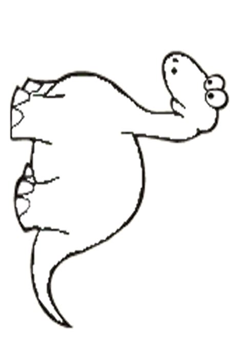 Dinosaur Outline Coloring Pages - ClipArt Best