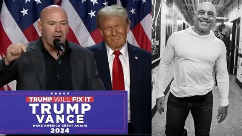 Dana White Applauds 'Mighty And Powerful' Joe Rogan During Donald Trump ...