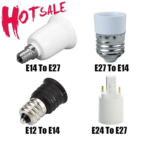 Konverter e14 zu e27/g24 zu e27/e27 zu e14/e12 zu e14 Adapter ...