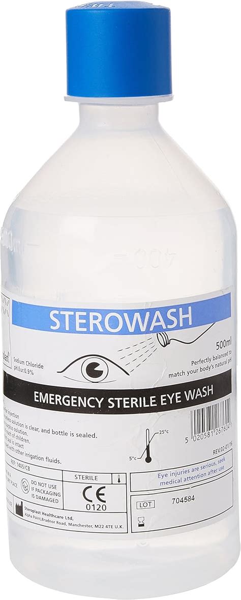 Sterowash Eye Wash Solution 500ml Amazon Es Industria Empresas Y