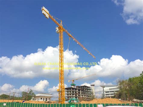 Emk5013 6 Elmak Tower Crane Maximum Load 6 Ton Tip Load 1 3 Ton Jib 50m