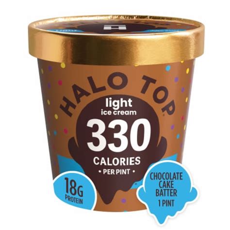 Halo Top Chocolate Cake Batter Light Ice Cream Pint Pick N Save