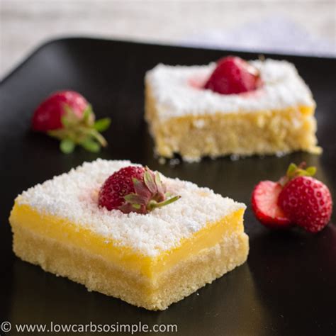 Luscious Low Carb Lavender Lemon Bars Low Carb So Simple Low Carb So Simple