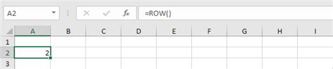 Row Function In Excel Step By Step Tutorial