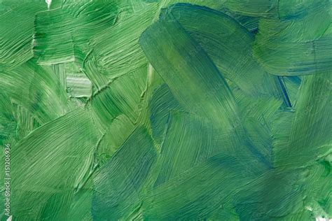 Green Oil Paint Texture