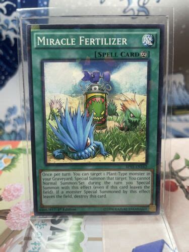 Yu Gi Oh Tcg Miracle Fertilizer Bp En St Edition Shatterfoil