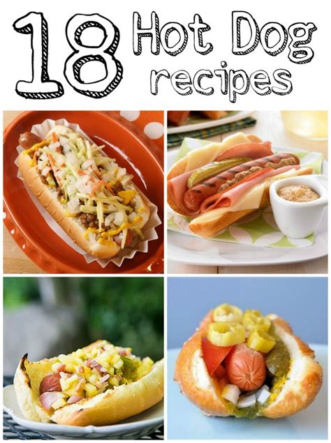 18 Hot Dog Recipes - The Crafted Sparrow