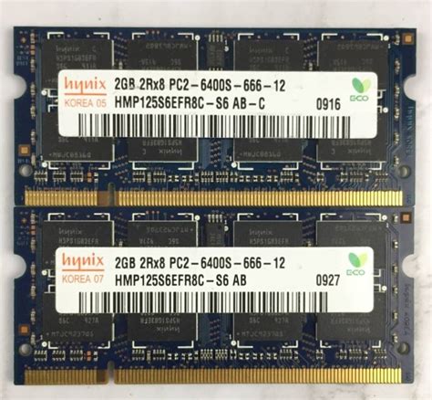 Yahooオークション Pc2 ノート用 Ddr2 メモリ Hynix 2gb 2rx8 Pc2 6