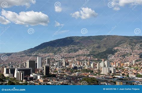 Medellin Downtown Colombia Buildings Stock Photo Image Of Glass