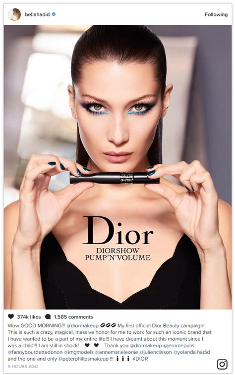 Bella Hadid Proves She S Supermodel Material In Her First Dior Beauty