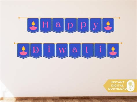 Diwali Banner Happy Diwali Banner Printable Happy Diwali Banner Diwali ...