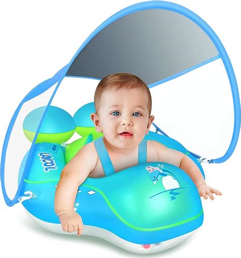 Laycol Baby Pool Float With Upf50 Sun Protection Canopy