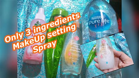 Makeup Setting Spray At Home Diy Makeup Setting Spray Youtube