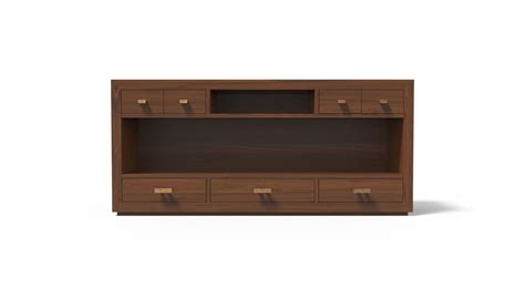 Mueble Tv 7 Cajones Colonial Manhattan De Lujo En Portobellodeluxe