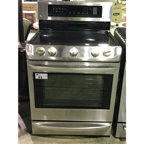 Lg Lre4213st00 Stainless Steel Ceramic Top 30 Electric Convection Range Able Auctions