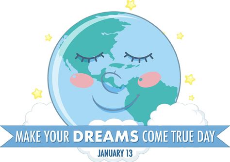 Make Your Dream Come True Day Banner Design 14291292 Vector Art At Vecteezy