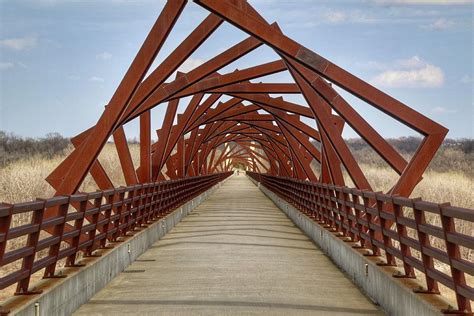 High Trestle Trail Bridge Sculptute Photograph By Dave Jonasen Fine