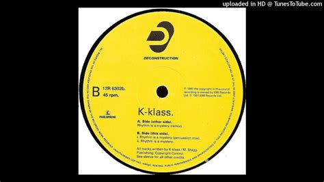 K Klass Rhythm Is A Mystery Remix YouTube