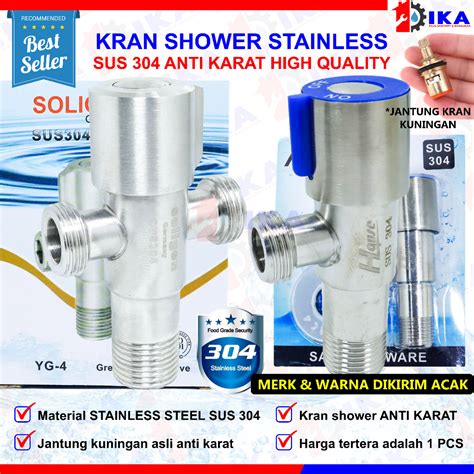 Jual STOP KRAN CABANG TEE SUS 304 UNTUK KRAN SHOWER TOILET CLOSET JET