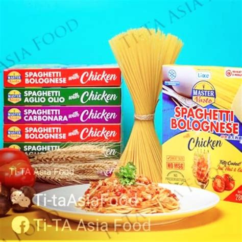 Master Pasto 3 Minutes Instant Spaghetti With Chicken DIJAMIN HALAL