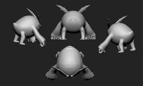 Pokemon Darumaka And Darmanitan D Model D Printable Cgtrader