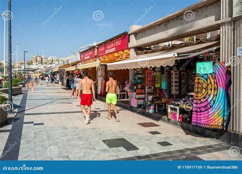 Fanabe Beach In Costa Adeje. Tenerife, Canary Islands Editorial Image ...