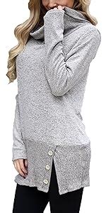 Merryfun Women S Long Sleeve Sexy Blouse Deep V Neck Casual Bodycon Tee