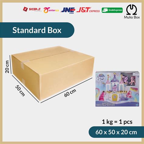 Jual Kardus Packing Standar Box 60 X 50 X 20 Cm Corrugated Karton Dus